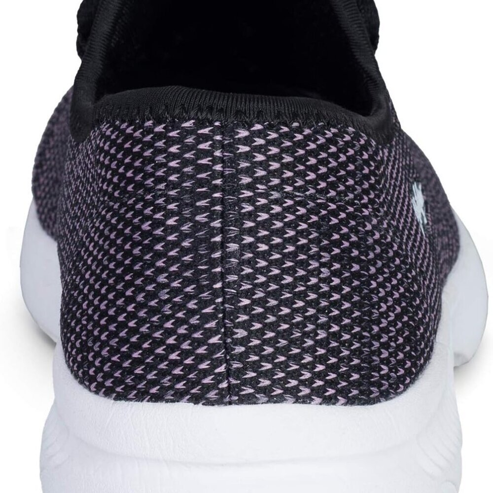 Women's Athletic Bowling Shoes Mesh Leather Sole Lace-up Lightweight Comfort - Picture 3 of 5